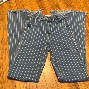 Cello Striped Flares